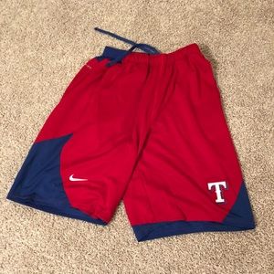 Texas Rangers Nike shorts